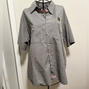 Vintage John Deere Mechanic Shirt by Red Kap